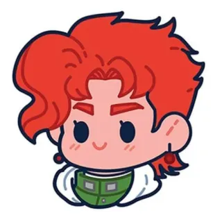 ☺️ Noriaki Kakyoin JoJo's Bizarre Adventure Anime, Personaje, Manga, JoJo's Bizarre Adventure, Kakyoin, Lindo telegram sticker