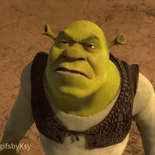 😒 Shrek Oger, grün, Film, Figur, animiert telegram sticker