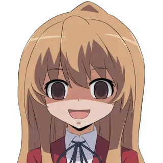 😈 Taiga Aisaka Toradora! Anime, Dessin animé, Personnage, Toradora whatsapp sticker