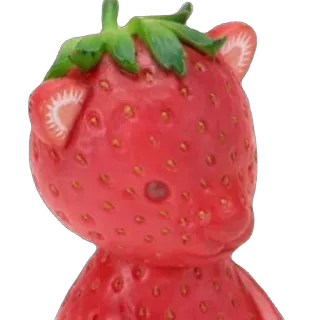 🫥 strawberry, fruit, red, cute, food, sweet telegram sticker