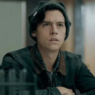 💸 Jughead Jones Riverdale Jughead, Riverdale, Cole Sprouse, teen drama, character, tv show telegram sticker