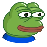 🙅‍♂️ Pepe the Frog pepe, sapo, meme, triste, meme da internet telegram sticker
