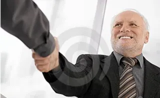 🤝 handshake, agreement, business, deal, success, men telegram sticker
