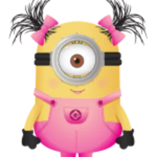 😊 Minion Despicable Me Minion, Kartun, Karakter, Film, Kuning telegram sticker