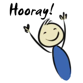 😊 patyczak, kreskówka, szczęśliwy, prosty, rysunek, postać telegram sticker