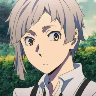 🍨 Atsushi Nakajima Bungou Stray Dogs Anime, Atsushi Nakajima, Bungou Stray Dogs, Karakter, Potret telegram sticker