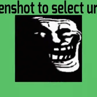 ⬛️ Trollface Meme, Troll, Internet, Humor telegram sticker