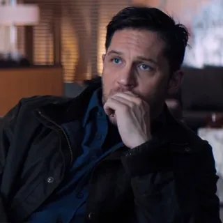 😐 Tom Hardy acteur, homme, portrait telegram sticker