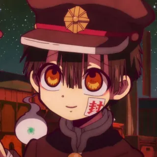 🕊 Hanako-kun Toilet-bound Hanako-kun anime, character, hanako-kun, toilet-bound hanako-kun, manga, spirit, supernatural telegram sticker