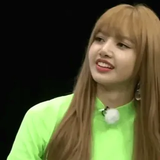 🌿 Lisa lisa, blackpink, kpop, cantora, idol, mulher telegram sticker