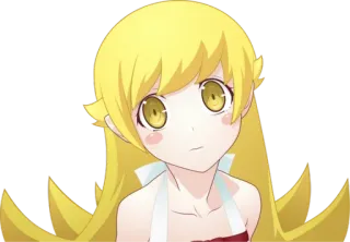 😮 Kiss-Shot Acerola-Orion Heart-Under-Blade Monogatari 애니메이션, 뱀파이어, 귀여운, 여자, 키스샷 아세로라오리온 하트언더블레이드, 모노가타리 telegram sticker