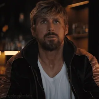 😐 Ryan Gosling @reetoopsticker diễn viên, người nổi tiếng, Ryan Gosling, phim, phim, meme telegram sticker
