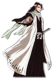 😒 Byakuya Kuchiki Bleach Anime, Mangá, Bleach, Byakuya Kuchiki, Shinigami whatsapp sticker