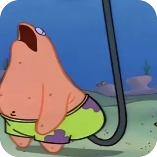 🫥 Patrick Star SpongeBob SquarePants telegram sticker