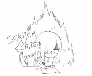 🔥 SCRITCH
SCRITCH
SCRITCH dibujo, rasguño, escritura, ilustración, anime, manga whatsapp sticker