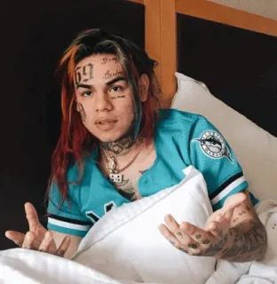 🧑‍🎤 Tekashi 6ix9ine rappeur, 6ix9ine, Tekashi, musicien, chanteur telegram sticker