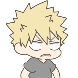 😐 Katsuki Bakugo My Hero Academia Anime, Manga, Boos, Katsuki, Bakugo telegram sticker