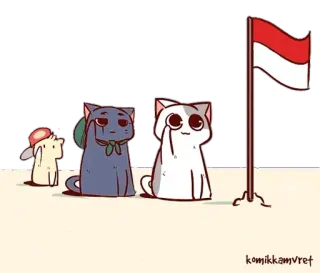 Nyangami komikkamvret @Anak_kucing_stiker whatsapp stickers