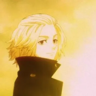 🧀 Mikey Tokyo Revengers Anime, Manga, Charakter, Blond, Tokyo Revengers, Mikey telegram sticker