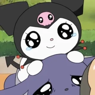 🥺 Kuromi Kuromi, Sanrio, Anime, Pegatina, Dibujo animado telegram sticker