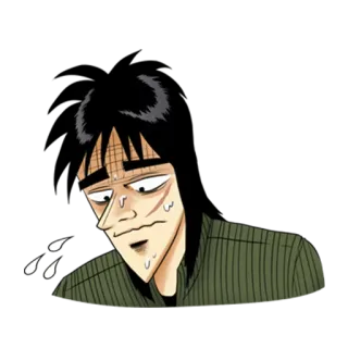 😰 пот, тревожный, нервный, обеспокоенный, измученный, мультфильм telegram sticker