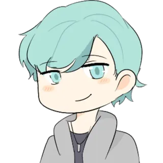 😊 Anime, Cartone animato, Carino, Ritratto telegram sticker