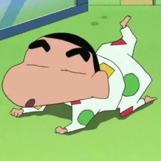 🙃 Shin-chan Crayon Shin-chan Anime, Dibujos animados, Personaje, Niño, Divertido, Shin-chan, Crayon Shin-chan telegram sticker