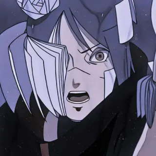 ❤️‍🔥 Konan Naruto Anime, Ninja, Konan, Naruto, Personaggio, Fanart whatsapp sticker