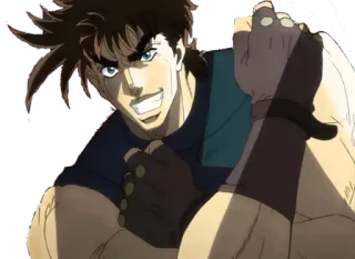 😁 Joseph Joestar JoJo's Bizarre Adventure อนิเมะ, โจโจ้, โจเซฟ โจสตาร์, การผจญภัยสุดพิลึก telegram sticker