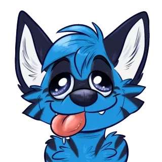 😋 兽迷, 动物, 卡通, 角色, 插画, 可爱 telegram sticker
