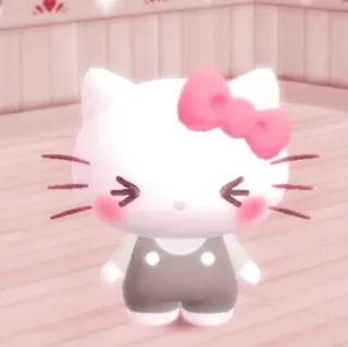 🦕 Hello Kitty hello kitty, desenho animado, fofo, kawaii, rosa, gato, personagem whatsapp sticker