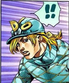🤔 Diego Brando JoJo's Bizarre Adventure Anime, Manga, Diego Brando, JoJo's Bizarre Adventure, SBR telegram sticker
