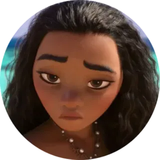 😏 Moana Cartoon, Disney, Prinzessin, Ozean, Insel whatsapp sticker
