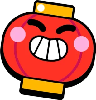 ▪️ lampion, merah, kartun, cina, dekorasi telegram sticker