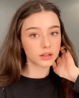 🦋 ritratto, donna, bellezza, viso, ragazza telegram sticker
