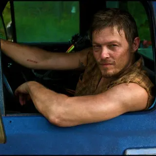 😏 Daryl Dixon The Walking Dead The Walking Dead, Daryl Dixon, Norman Reedus, personagem, série de TV, apocalipse zumbi telegram sticker