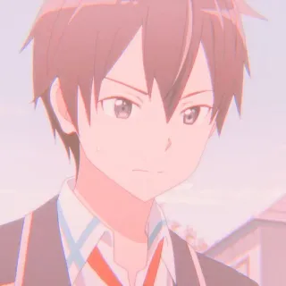 🗡 Anime, Anak laki-laki, Seragam sekolah, Imut, Manga, Remaja, Kawaii telegram sticker