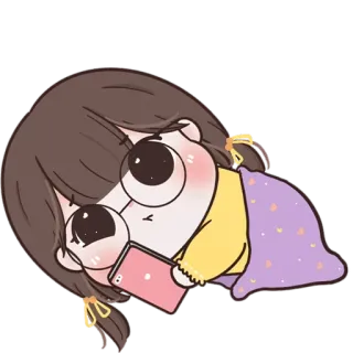 🧚‍♀ sticker, chica, dibujos animados, lindo, teléfono, anime telegram sticker