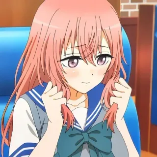 😓 Marin Kitagawa My Dress-Up Darling Anime, Niedlich, Mädchen, Schuluniform, Marin Kitagawa, My Dress-Up Darling telegram sticker
