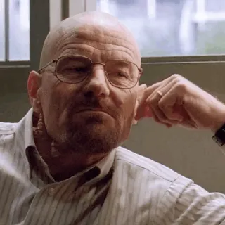 🌓 Walter White Breaking Bad drama, crime, heisenberg, meth, drugs telegram sticker