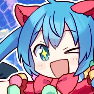 😉 Anime, Kawaii, Chibi, Fofo, Mangá, Desenho animado whatsapp sticker