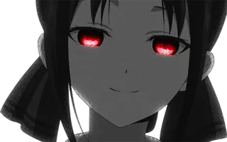 😈 Kaguya Shinomiya Kaguya-sama: Love Is War Anime, Manga, Böse, Rote Augen, Kaguya, Shinomiya telegram sticker