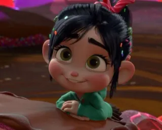👀 Vanellope von Schweetz Wreck-It Ralph Cartoon, Animiert, Vanellope, Disney, Figur, Ralph reichts whatsapp sticker