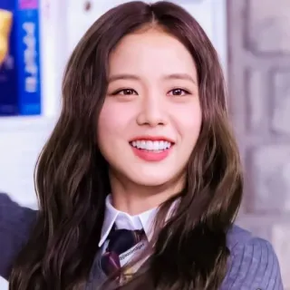 ✨ Jisoo jisoo, кореянка, актриса, певица, blackpink, портрет, школьная форма whatsapp sticker