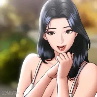 😄 femme, dessin animé, fille, anime telegram sticker