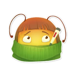 Polly Bee telegram stickers