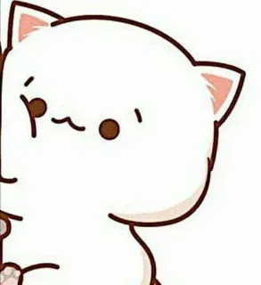 🤗 แมว, น่ารัก, ขาว, สัตว์, สติกเกอร์, การ์ตูน, สัตว์เลี้ยง telegram sticker