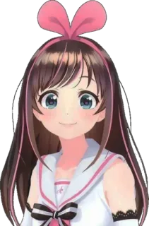 🙂 Kizuna AI Anime, Youtuber Virtual, Kizuna Ai, Desenho animado telegram sticker