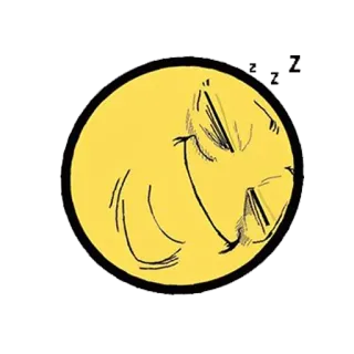 💤 sleeping, face, doodle, cartoon, nap, rest, tired telegram sticker