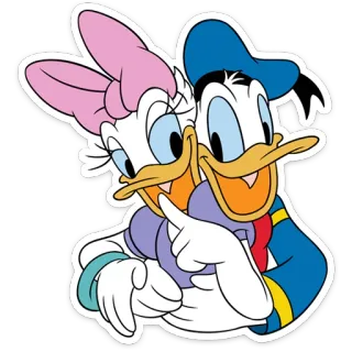 Daisy Duck👉 @Stickergram whatsapp stickers